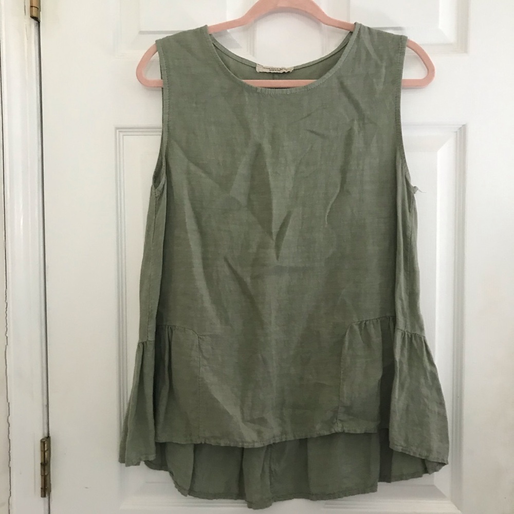 100% Linen Sleeveless Top